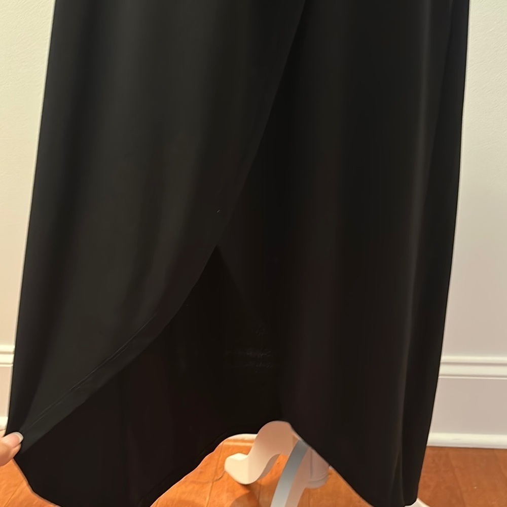 INC Concepts Elegant Black Maxi Sleeveless Dress size XS - Picture 4 of 7